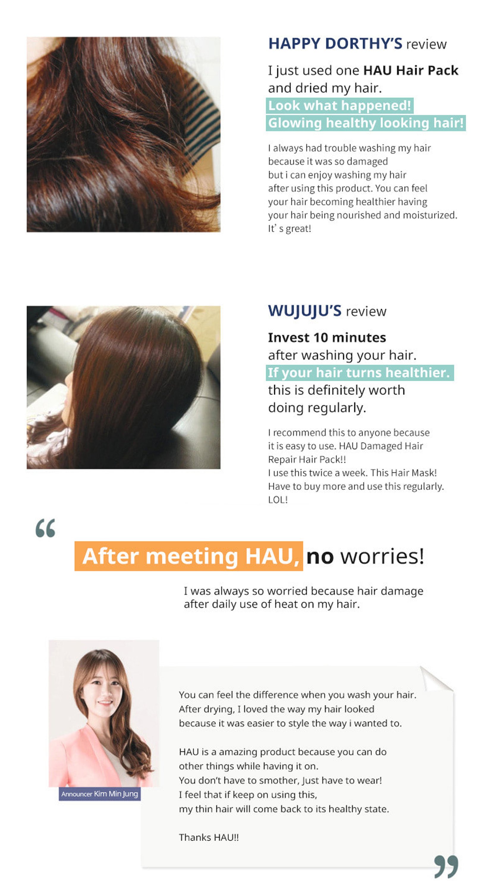 HAU Professional Hair Pack for dry damaged hair, showcasing the packaging and texture of the product.